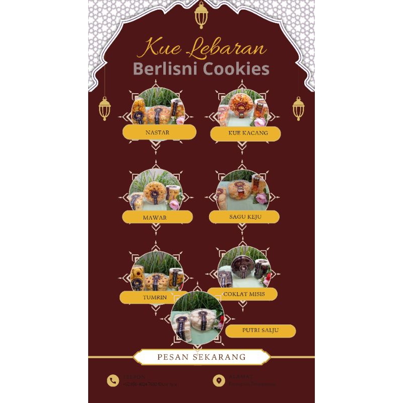 

Kue Kering Lebaran Nastar// Berlisni Cookies// kualitas premium
