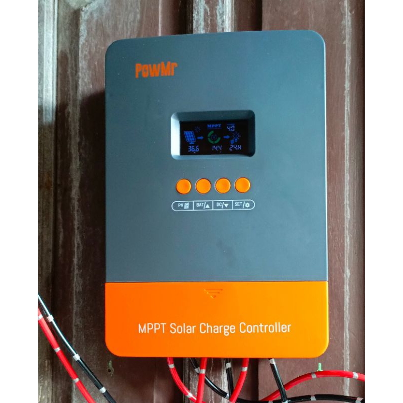 Powmr MPPT solar charger controller scc 60a bekas masih bagus berkualitas