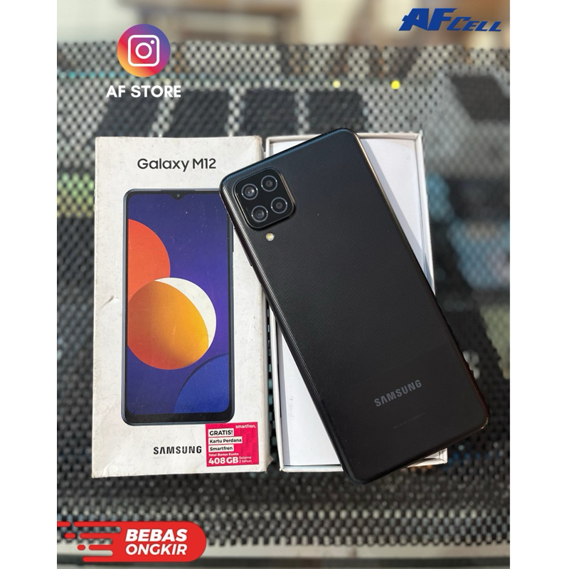 SAMSUNG GALAXY M12 SECOND FULLSET ORIGINAL