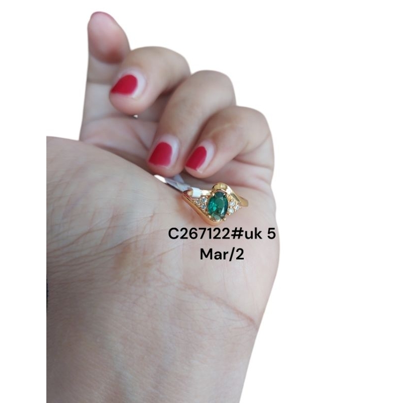 cincin batu mata ukuran kecil size small diameter 15mm