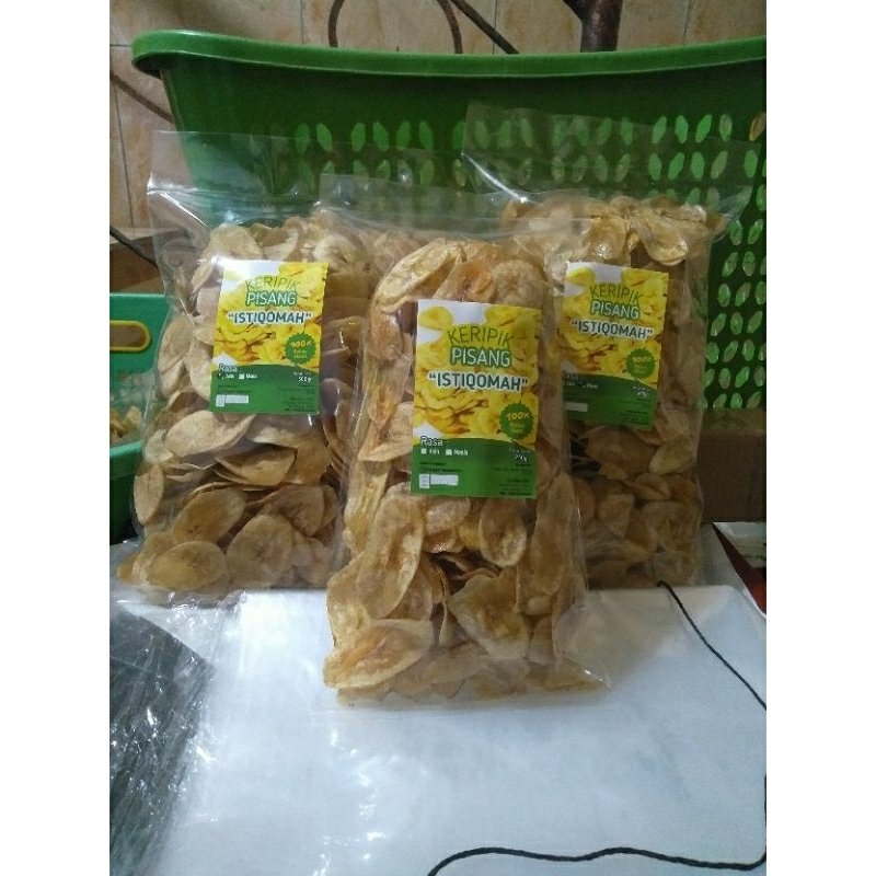 

Kripik Pisang Istiqomah 500 Gram