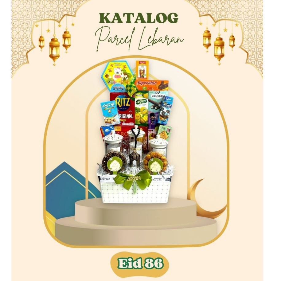 

PARCEL EID86 / PARCEL LEBARAN / HAMPERS LEBARAN / PARCEL HAMPERS LEBARAN / PARCEL IDUL FITRI