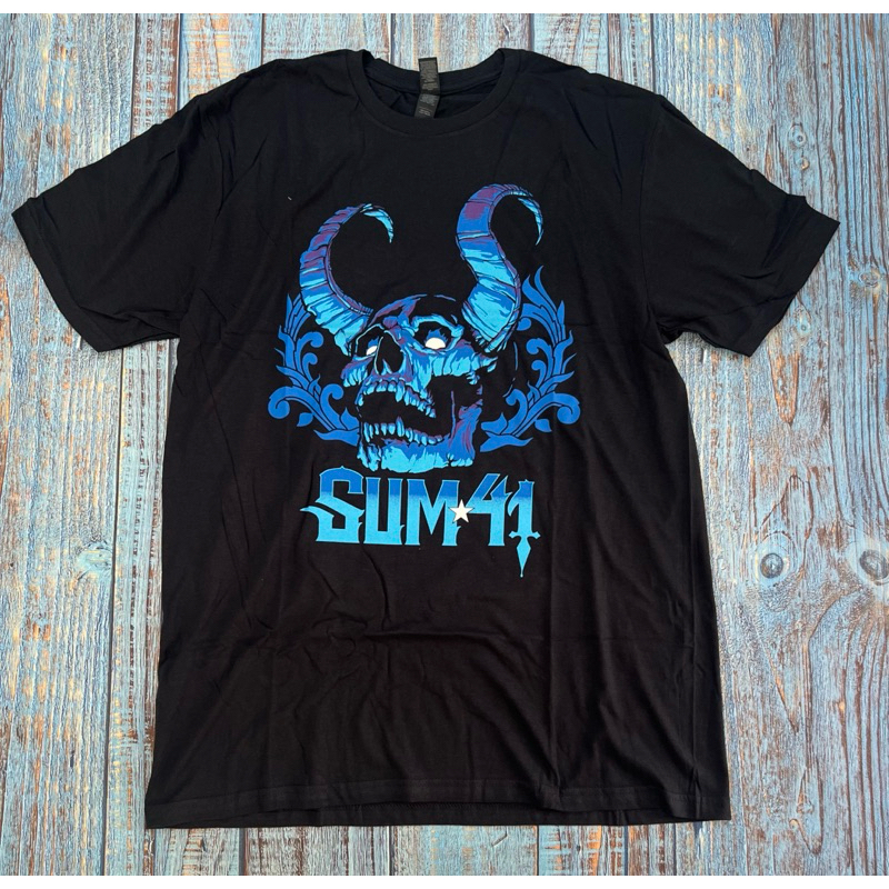 [ORI] Kaos T-Shirt Band Sum 41- Blue Demon Official Merchandise Kaos Pria