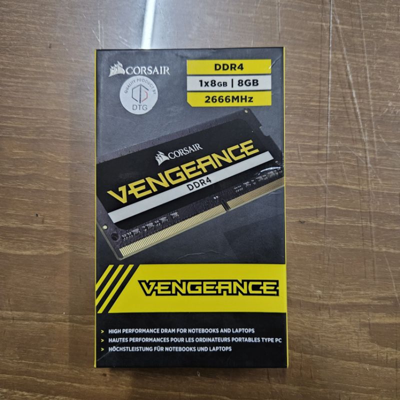 ram laptop Corsair 8gb ddr4 2666mhz
