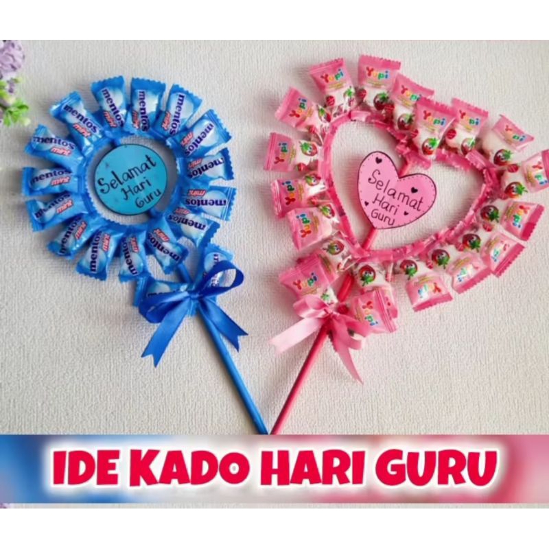 

Kado Hari Guru Simple Aesthetic Murah Permen Stick