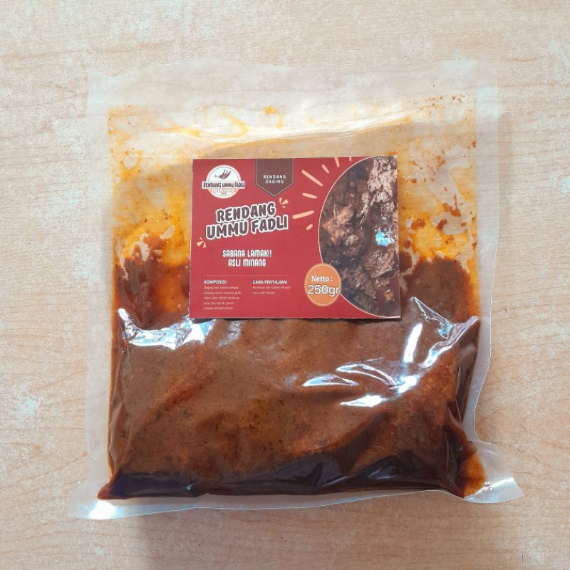 

Rendang Daging Asli Minang 250gr