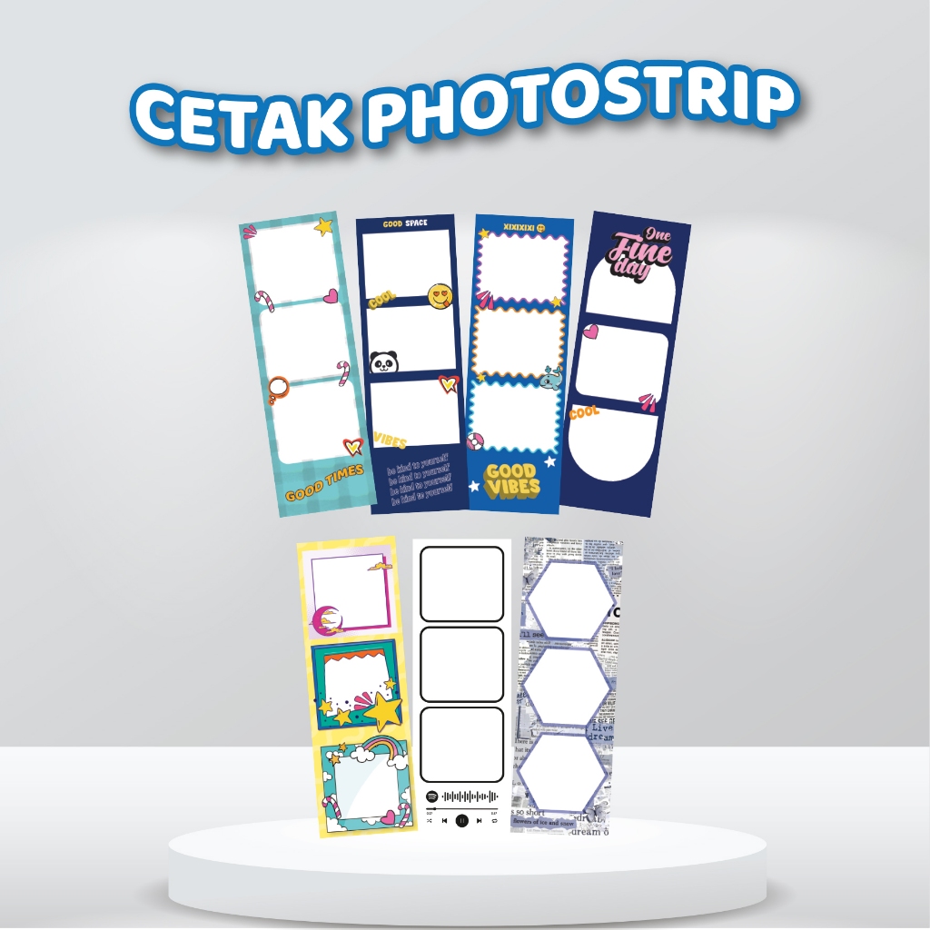 Cetak Photostrip Custom (POLAROID STRIP) | Cetak Foto Custom PREMIUM| Photostrip