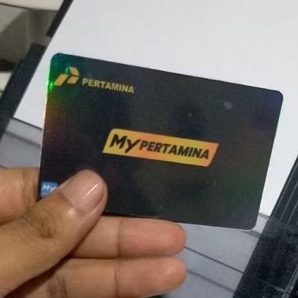 

Free Custom Foto, Cetak Kartu Barcode MyPertamina Bahan PVC