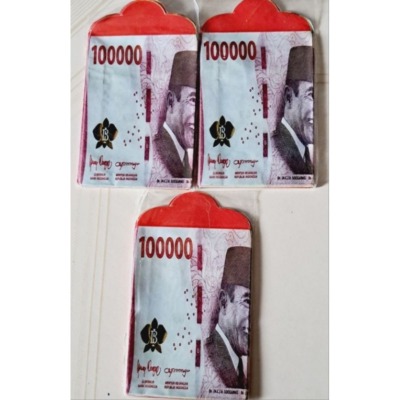 

Amplop lebaran motif uang 1pack isi 10lbr