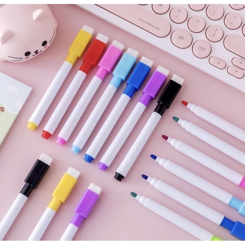

Spidol wipe and clean / Spidol warna whiteboard dengan penghapus / wipe and clean activity book