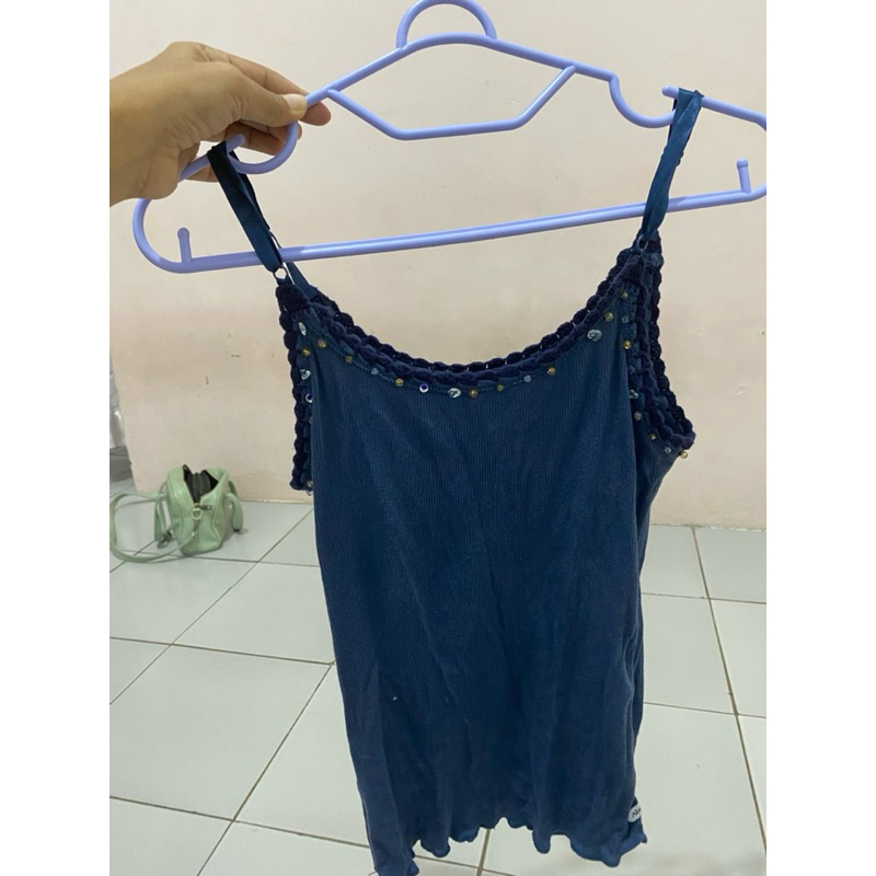 Tanktop Abercrombie & Fitch/tanktop katun