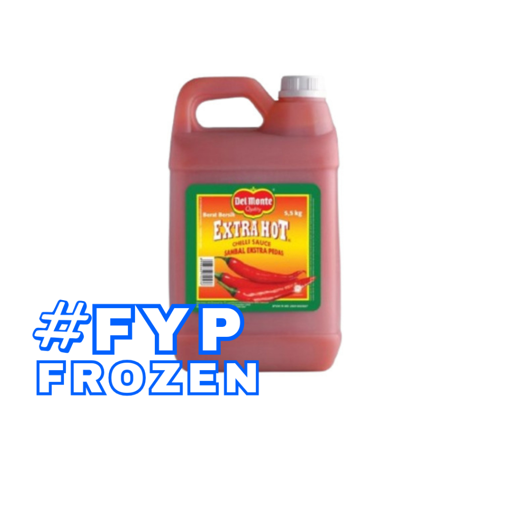 

DELMONTE EXTRA HOT GALON 5,5KG SAMBAL PEDAS DELMONTE JERIGEN