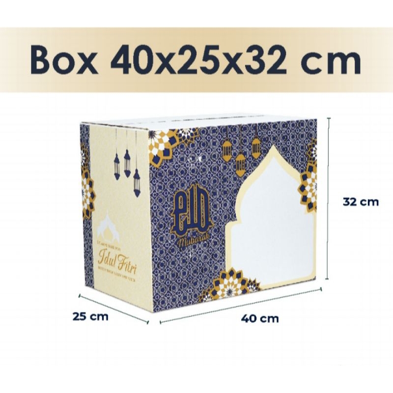 

Box Parcel Besar uk. 40x25x32 cm kardus/ied/packing