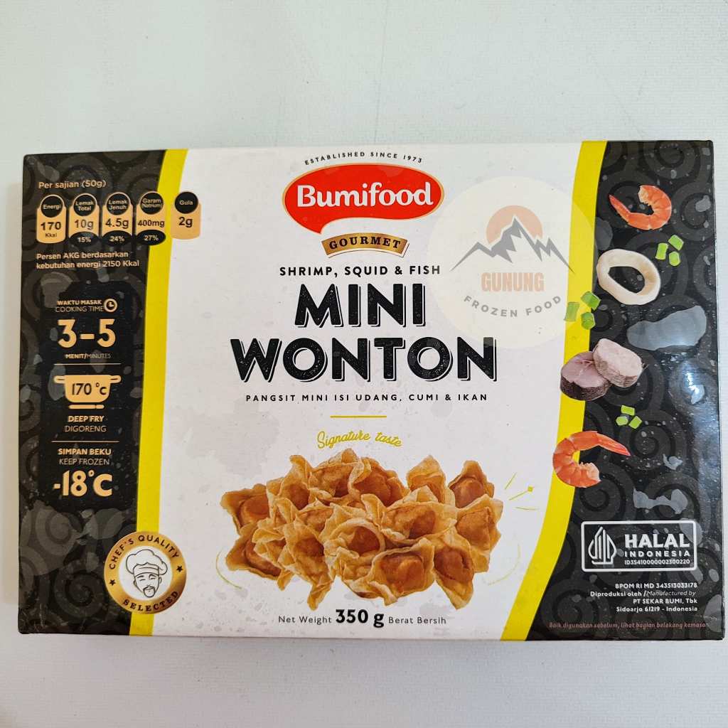 

Bumifood Mini Wonton 350gr