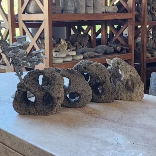 hiasan meja batu gunung