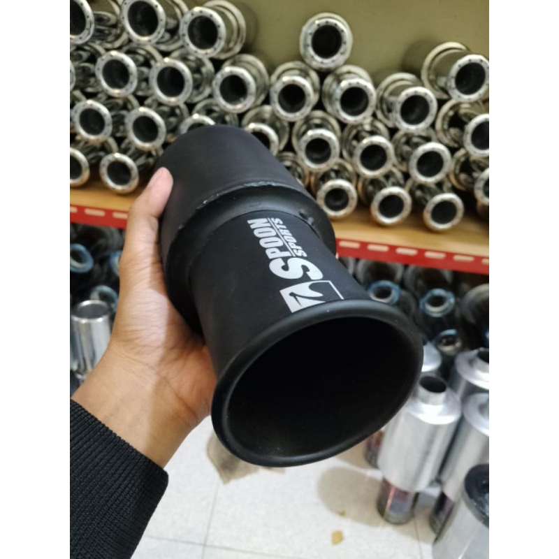 kenalpot mobil SPOON & HKS racing suara bass empuk