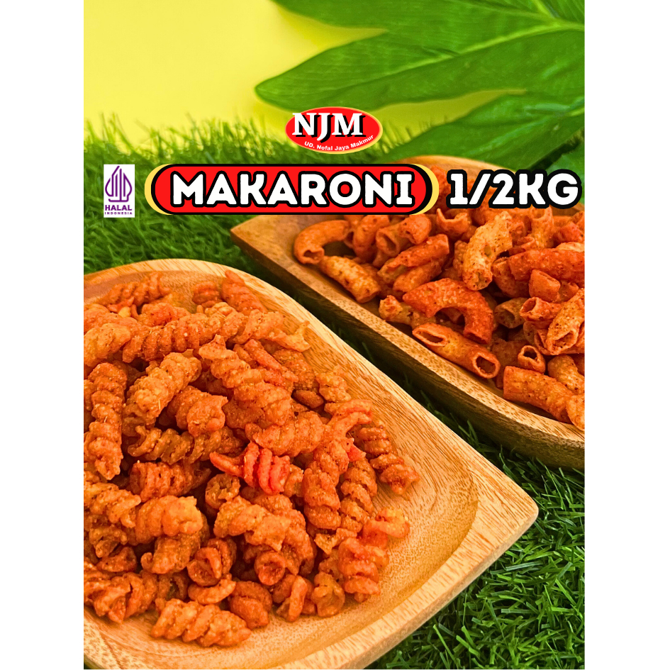 

NJM - MAKARONI SEPIRAL PEDAS / PEDAS DAUN JERUK 500Gr (1/2Kg)