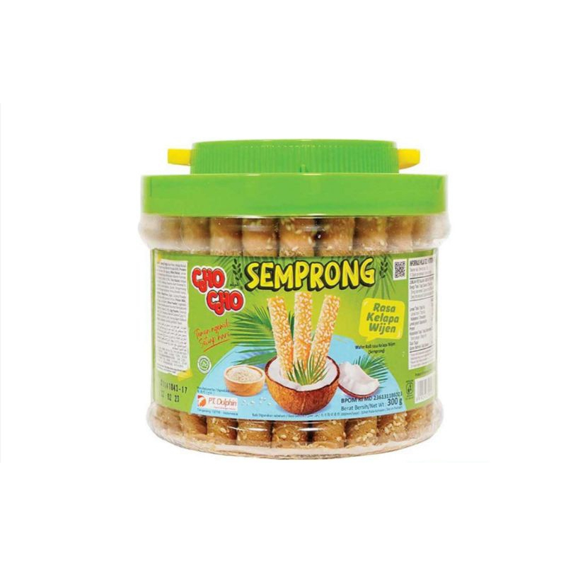 

CHO CHO Wafer Roll Semprong 300g Kemasan Jar untuk HampersLebaran Murah Surabaya