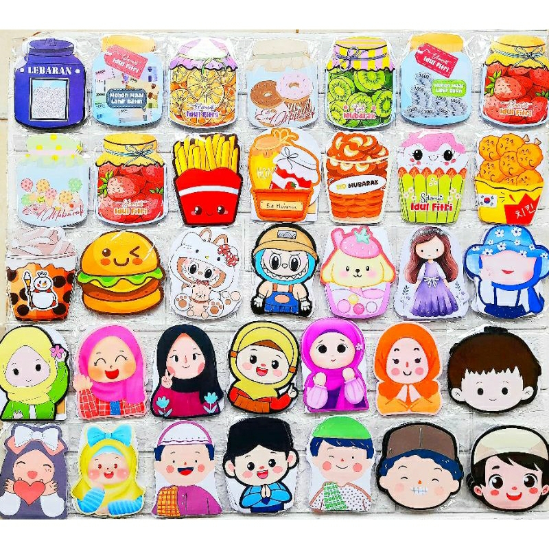 

[8pcs] FREE BUBBLE WRAPE AMPLOP LEBARAN 2025 3D VIRAL TERMURAH