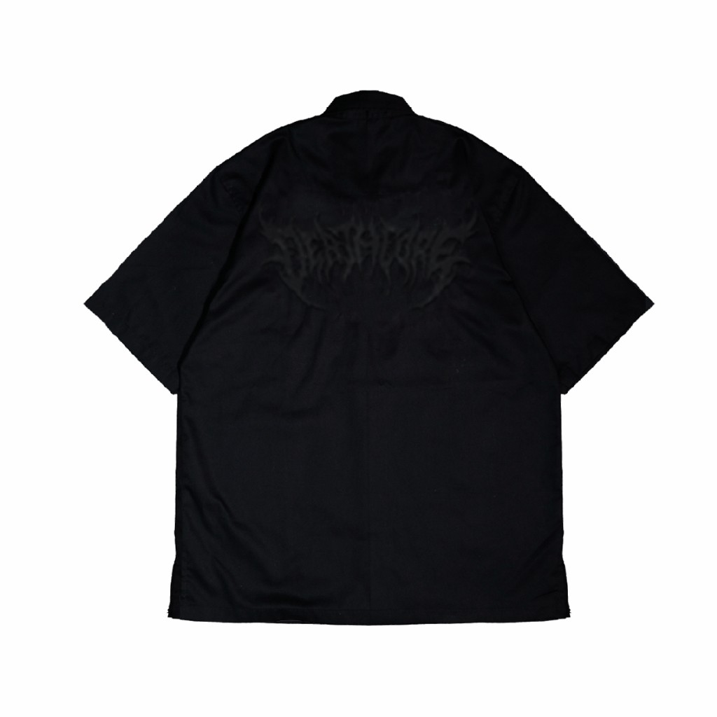 Workshirt Pria Kemeja Kerja Cowok Hitam Black Dance Vampire Kingdom