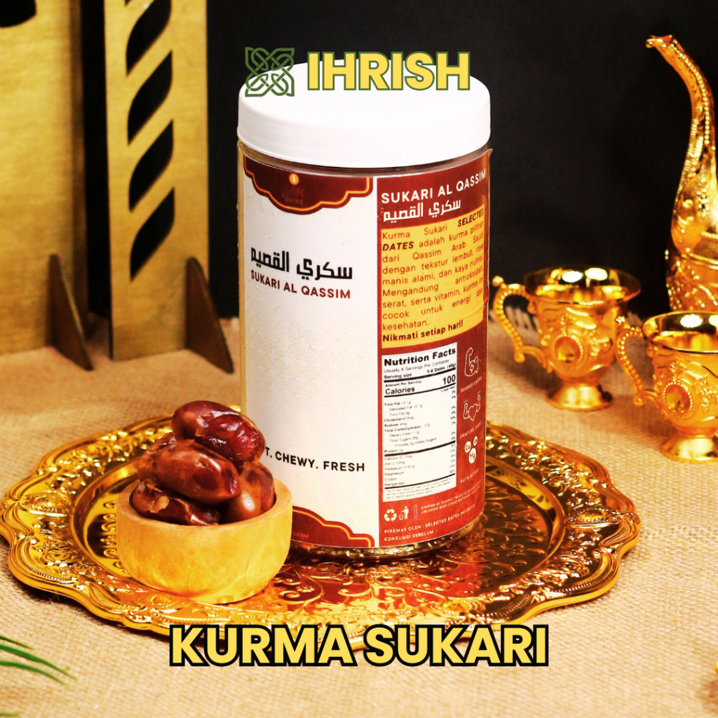 

IHRISH - Kurma Sukari Premium | Kurma Sukari | Kurma Sukkari | Kurma Sukari Asli 100% Original