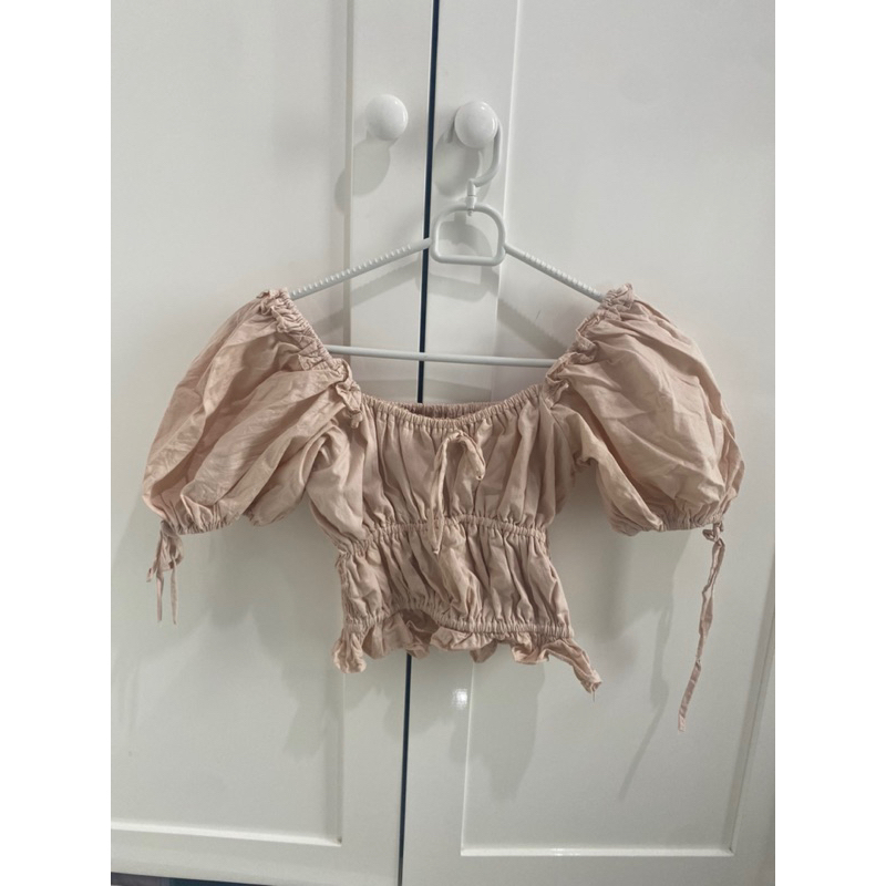 (Preloved) With love the brand  Alicia top - atasan sabrina