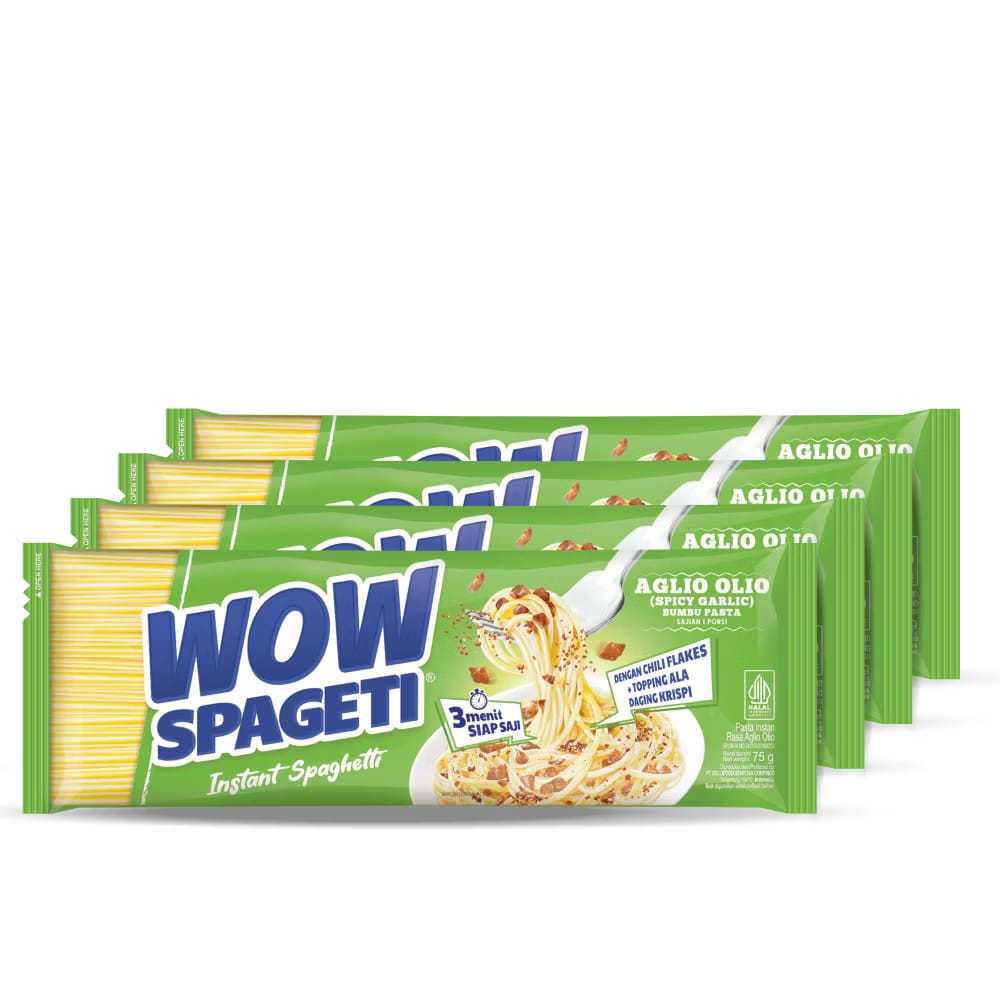 

paket 4 pasta wow spageti aglio olio
