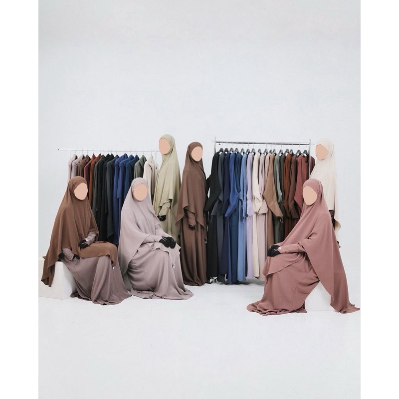 ELMADINA - PRELOVED - LUNA ABAYA - HUDA FK STITCH