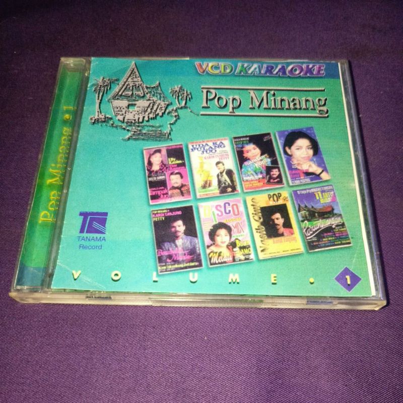 VCD POP MINANG VOLUME 1 VARIOUS ARTIST ELLY KASIM TIAR RAMON MELATI KARDI TANJUNG DLL
