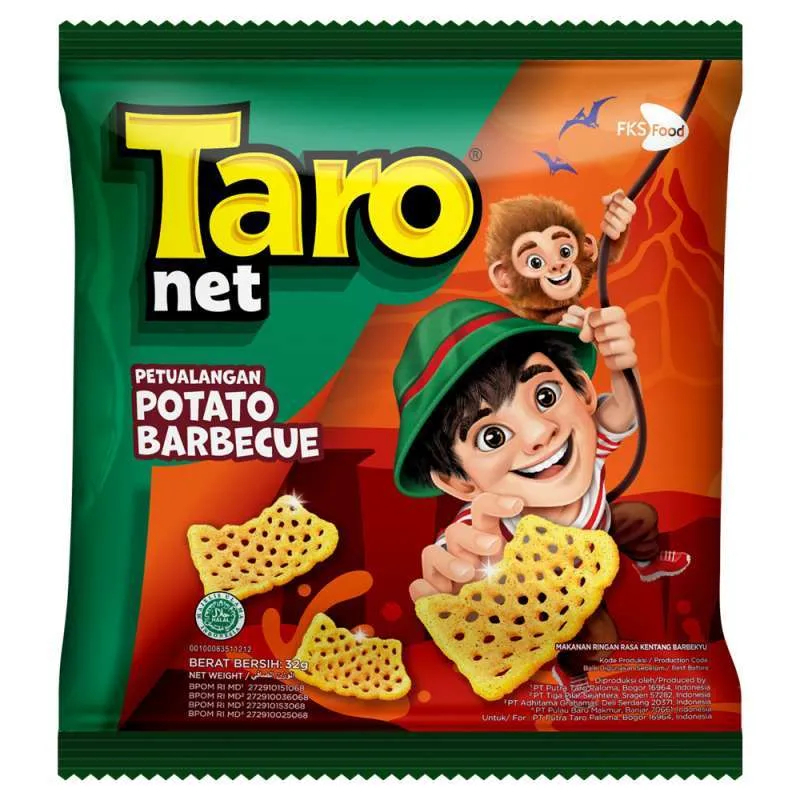 

Taro Net rasa Potato BBQ & Italian Pizza | Ciki 2000 | 1 Renceng isi 10 Pcs @ 17 gr