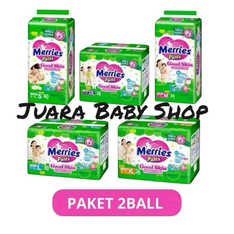MERRIES PAKET 2 Ball NB-S40 M32 L28 XL26 XXL28