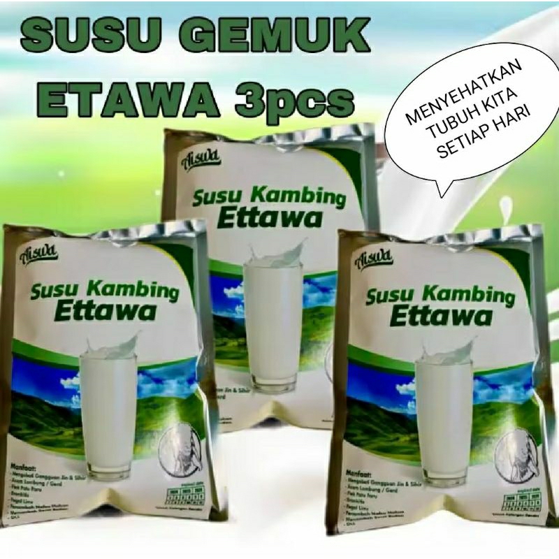 

(RAMADHAN SEHAT) DAPAT 3 pcs Susu gemuk etawa AISWA no swg weght gain swg etawalin BUKAN USWAH PLATINUM SK77 GRADE A