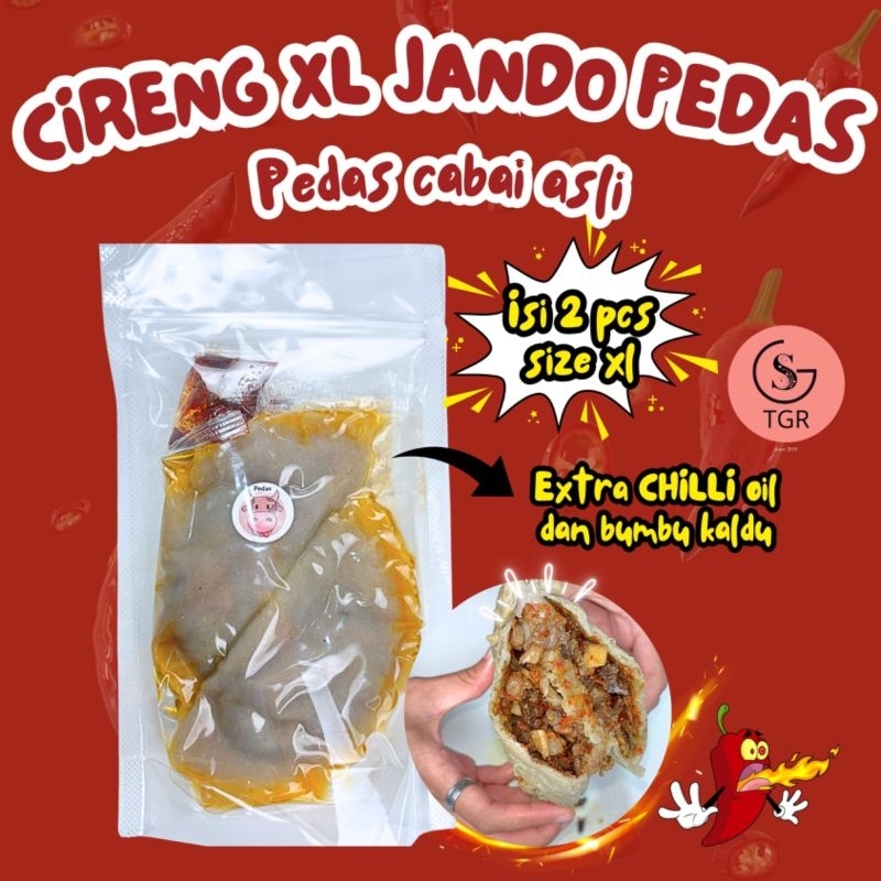 

CIRENG JANDO PEDAS SIZE XL -ISI 2 PCS Food Frozen Makanan