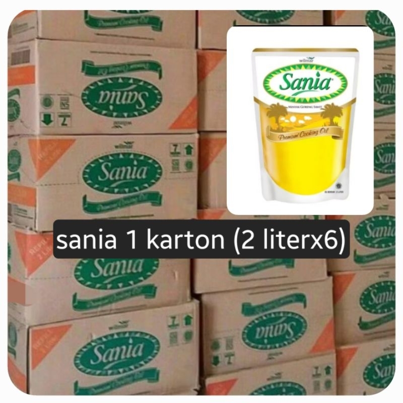 

sania minyak goreng 1 karton (2literx6)