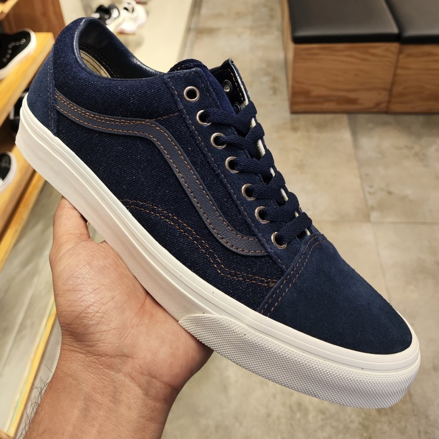 VANS OLD SKOOL DENIM BLUE MARSHMALLOW ORIGINAL