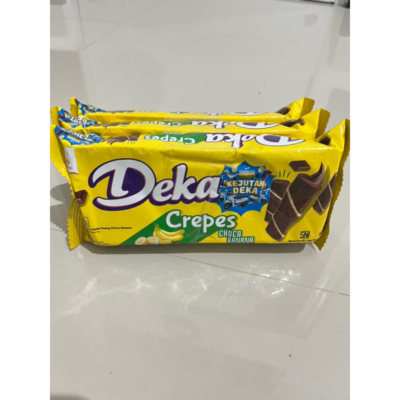 

Wafer Deka Crepes Choco Banana Isi 3 Murah Bisa COD