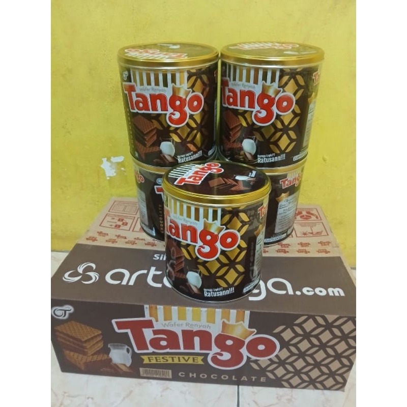 

Tango Wafer Kaleng 270g Tango Wafer Renyah Coklat