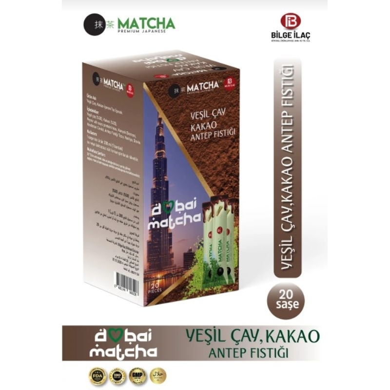 

Minuman Coklat Dubai Pistachio Matcha