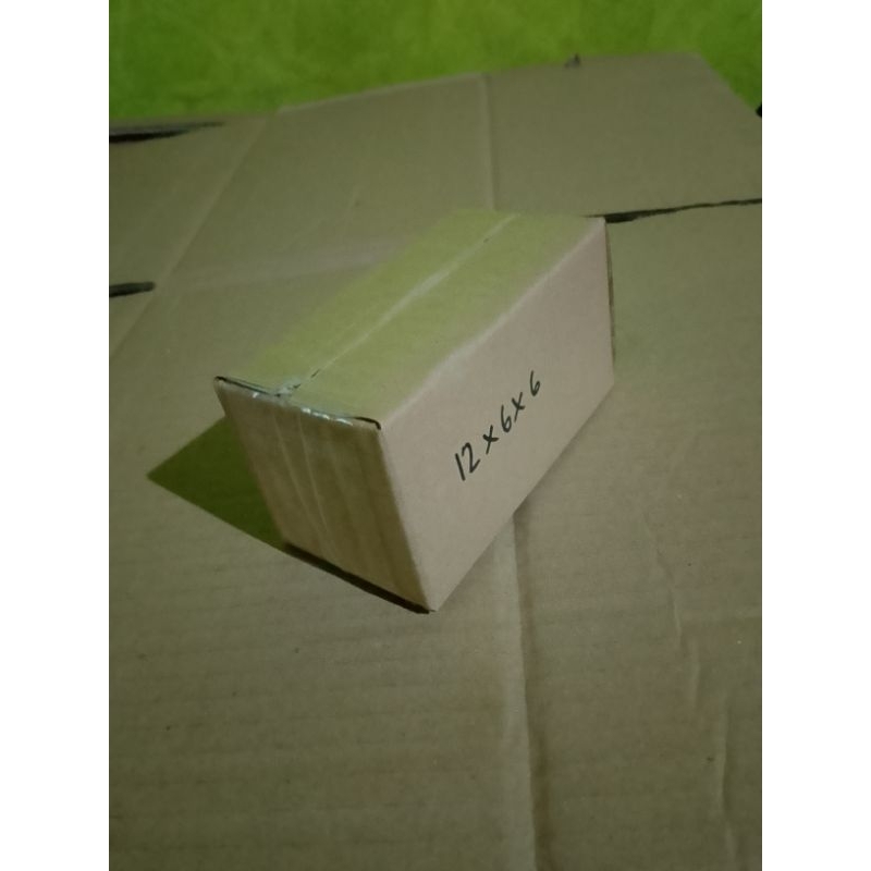 

kardus mini ukuran 12x6x6