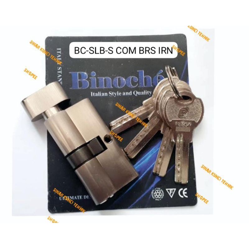 BINOCHE Selinder Kunci Knop / Silinder Kunci Putar Besar / Cylinder Kunci Putar