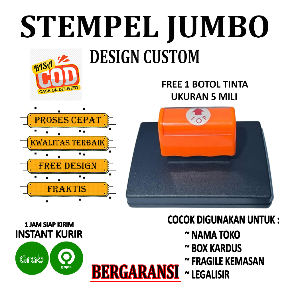 

Stempel Jumbo Box & Kertas / Stempel Jumbo Flash Custom Free Desain Stempel Besar Kemasan Free Tinta