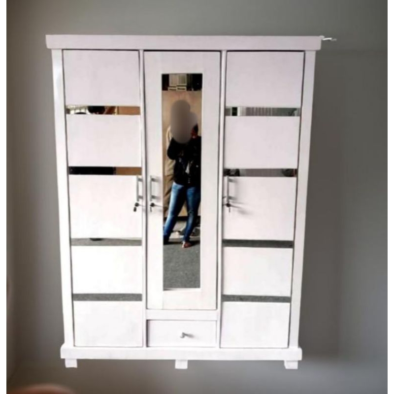 LEMARI PAKAIAN 3 PINTU 2 PINTU / LEMARI BAJU 2 PINTU 3 PINTU / LEMARI 3 PINTU BUKA TUTUP / LEMARI GA