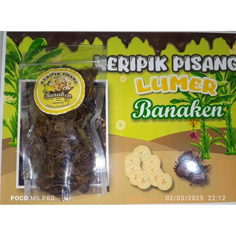 serba 5000an keripik pisang rasa coklat