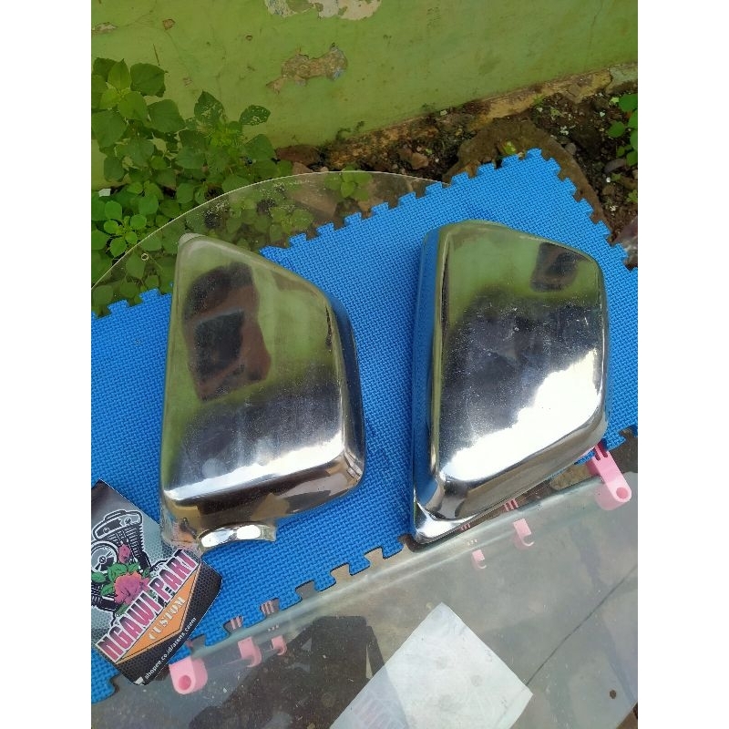 box aki cb200 bahan almunium tutup aki CB200