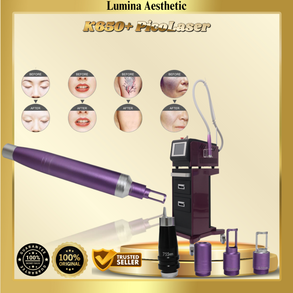 k-650 pico laser hapus tatoo skin rejuve black doll treatment hapus flek pico laser portable