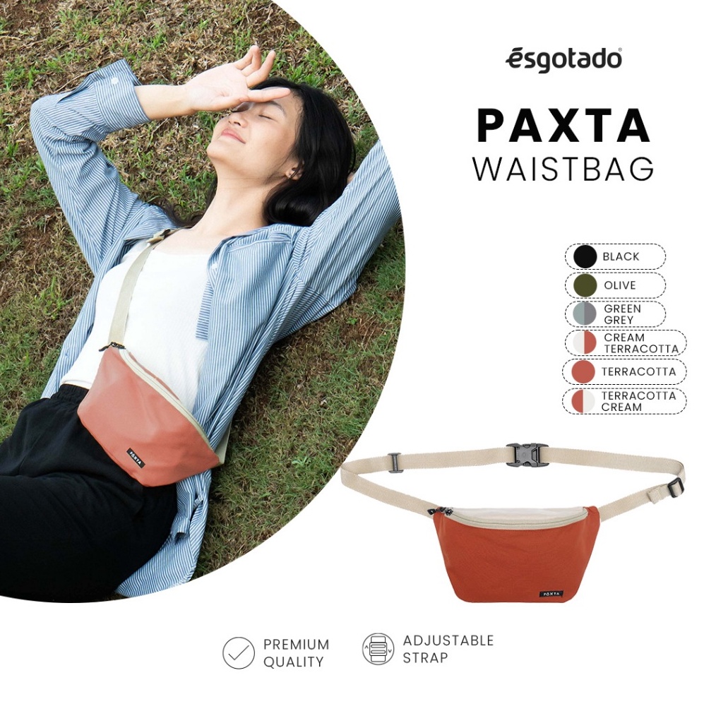 KODE R12C Esgotado Tas Pinggang Waist Bag Kanvas Pria Wanita  Paxta Waist Bag 1