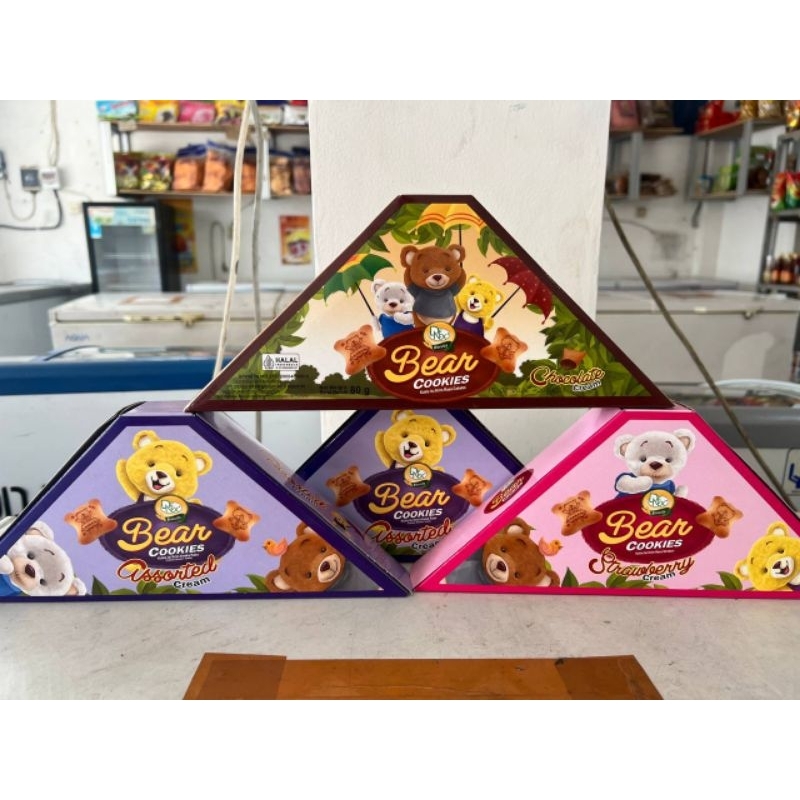 

DENEX BEAR COOKIES SEGITIGA 80gr