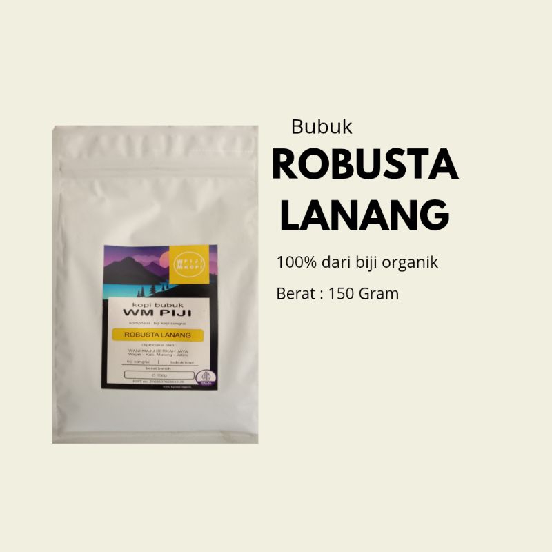 

Robusta Lanang Gilingan Halus 150 Gram