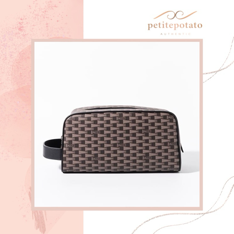 TAS BRANDED PRIA BALLY PENNANT POUCH / CLUTCH