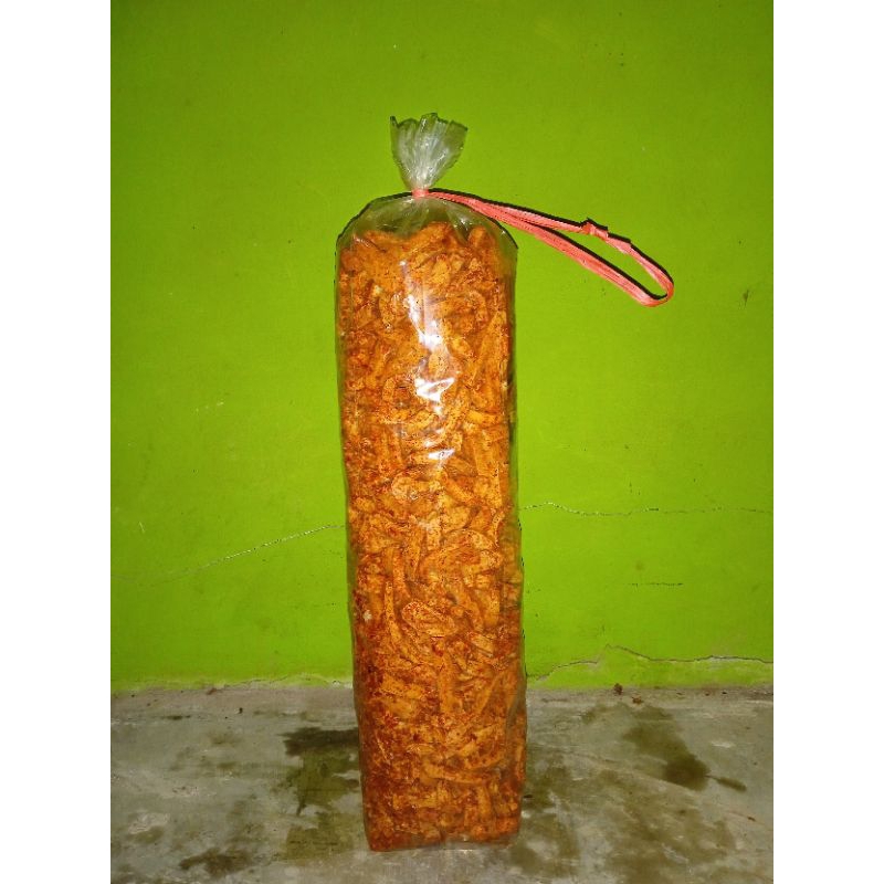 

Basreng goreng kering pedas daun jeruk (1kg)